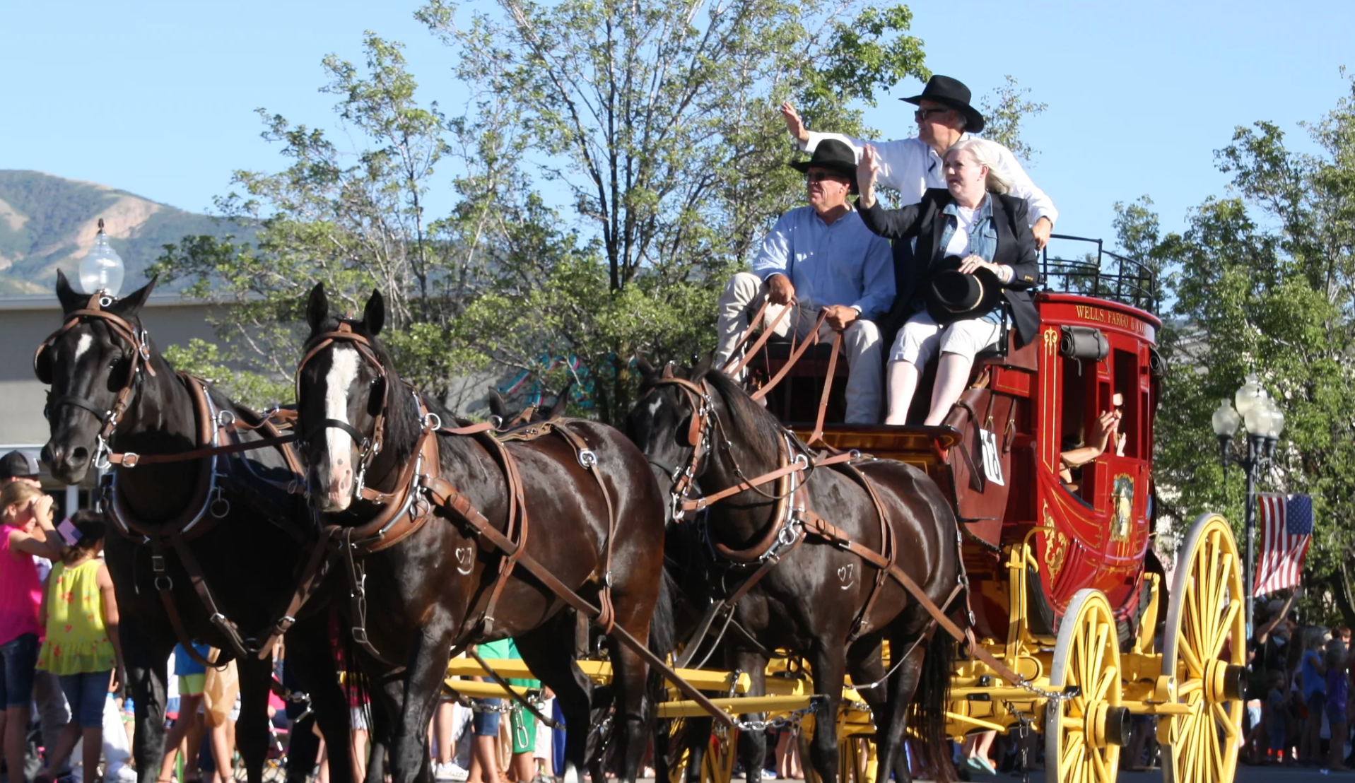 The Handcart Days parade, image courtesy of Handcart Days