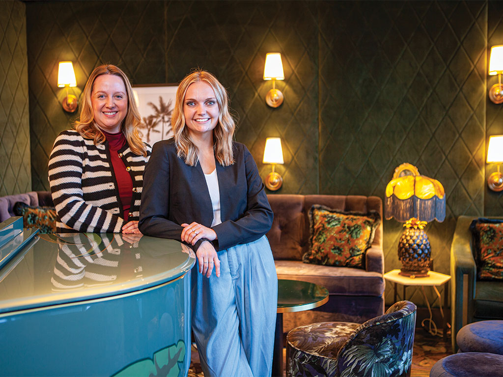 Amie Collier and Lauren Boyack at the Edison House_SLM ND24_Adam Finkle