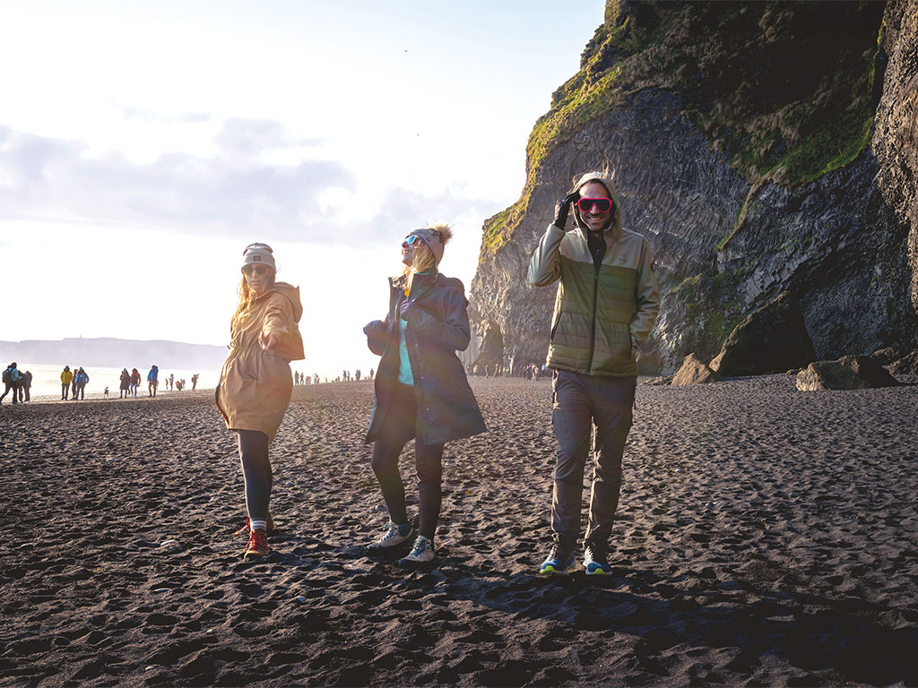 Group Selfie at Reynisfjaras Black Sand Beach_SLM JA24_Michael Porter