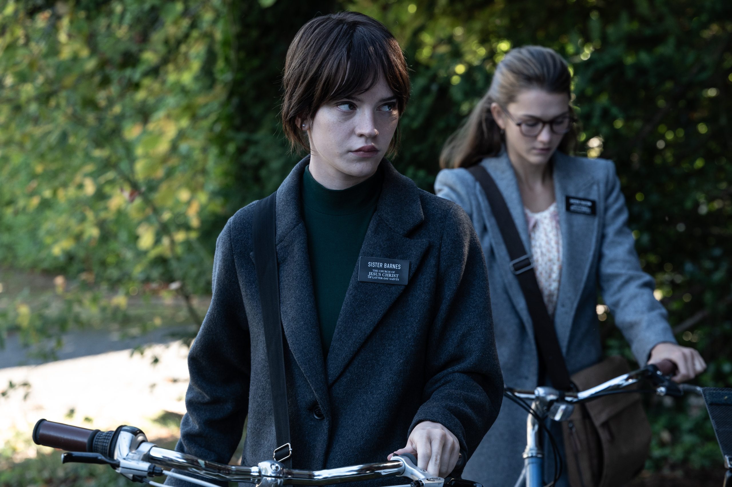 Sophie Thatcher, Chloe East, in A24's "Heretic" (2024) Credit: Kimberley French; Courtesy: A24 Films