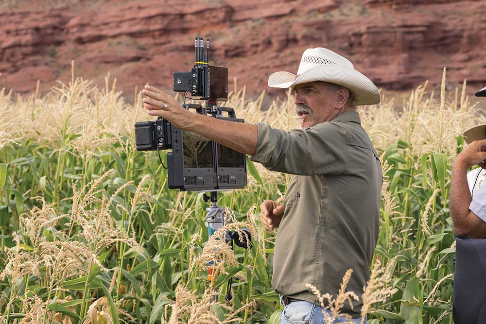 Kevin Costner filming Horizon An American Saga in Southern UT_SLM ND24_© 2024 Warner Bros. Entertainment Inc