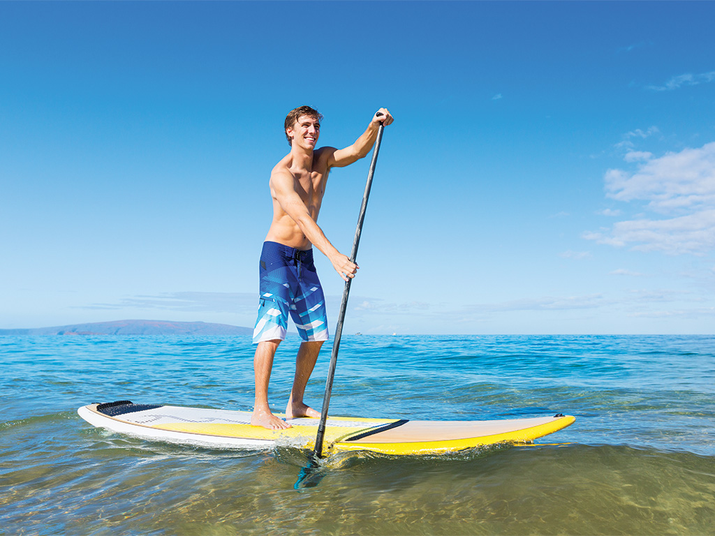Paddleboarding in Utah