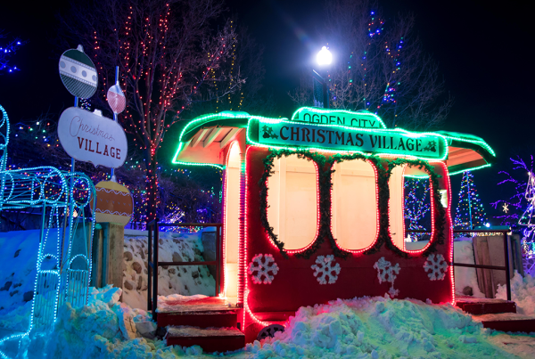 Ogden Christmas village, Ogden, Utah, Christmas in Utah