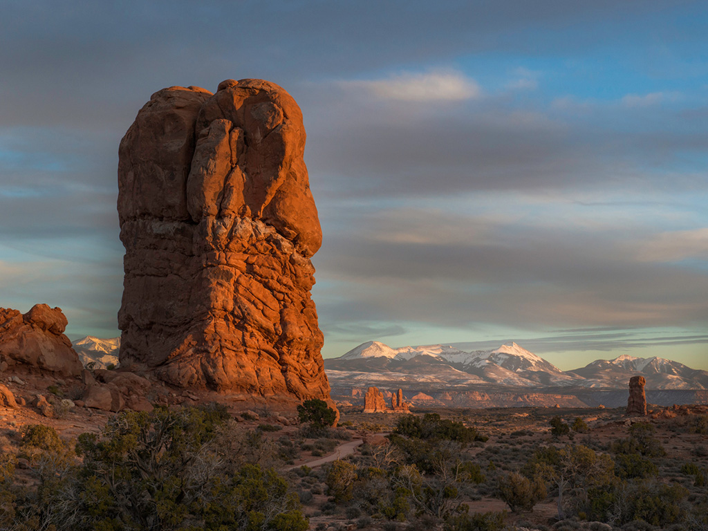 Arches National Park winter, winter Arches, Moab, Utah