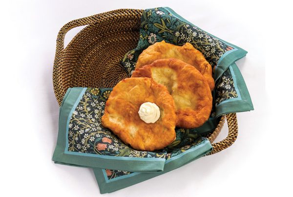 Utah scones, scone basket