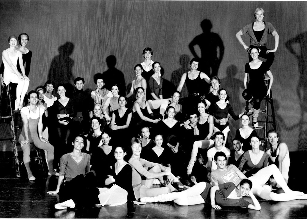 The 1980 cast of The Nutcracker, which Bruce Caldwell performed in.