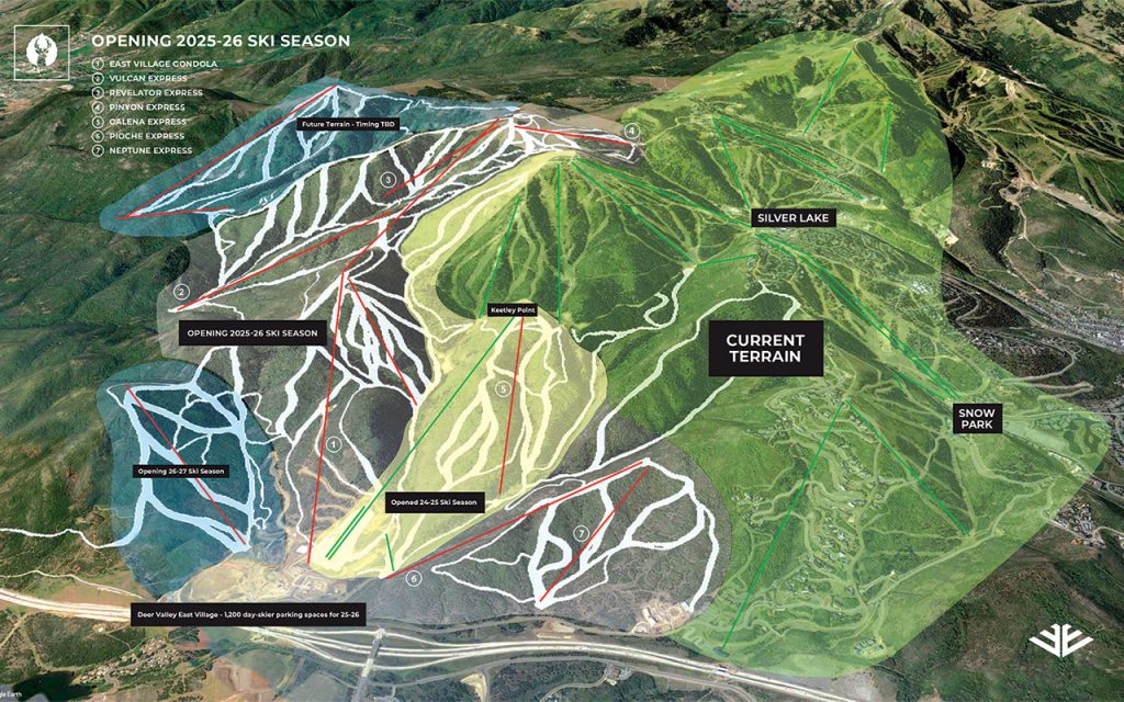 Deer Valley expansion, Park City, deer valley trail map
