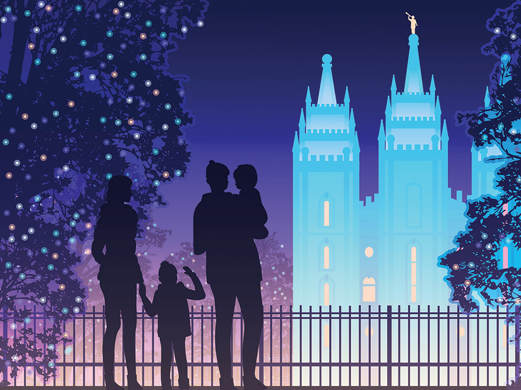 Nothing Says Utah at Christmas Like the Lights at Temple Square