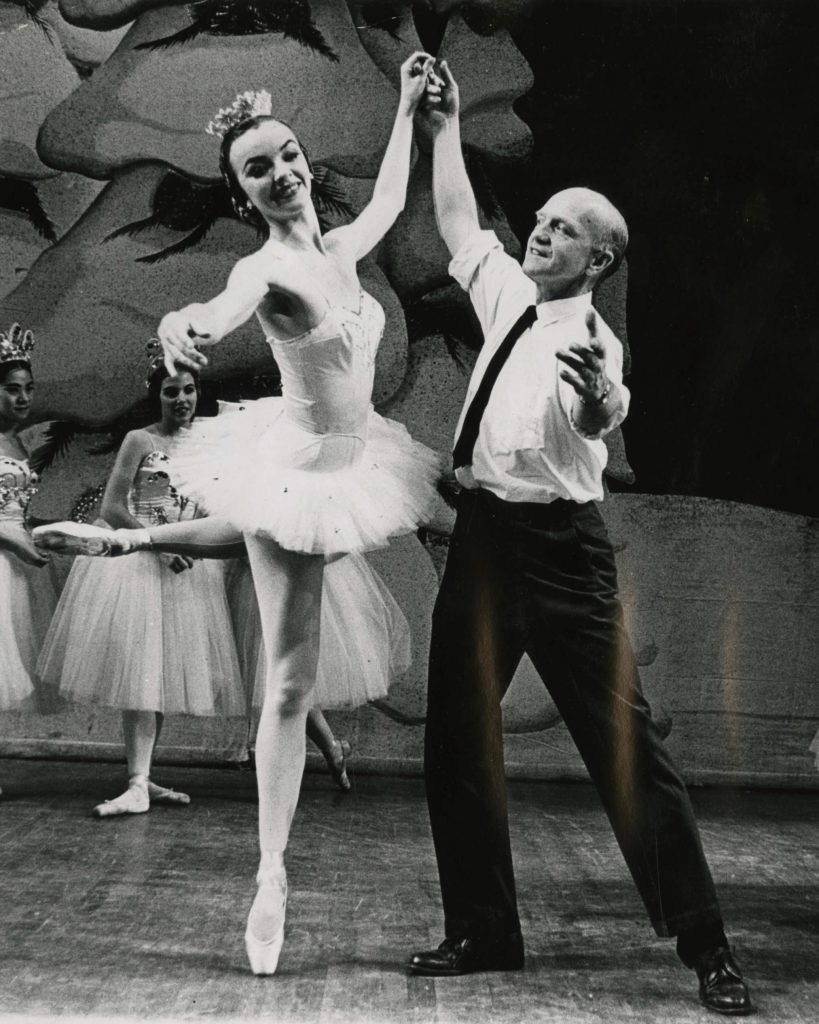 The Nutcracker, was first performed in 1961. Above: Karen Shores
and Mr. C.