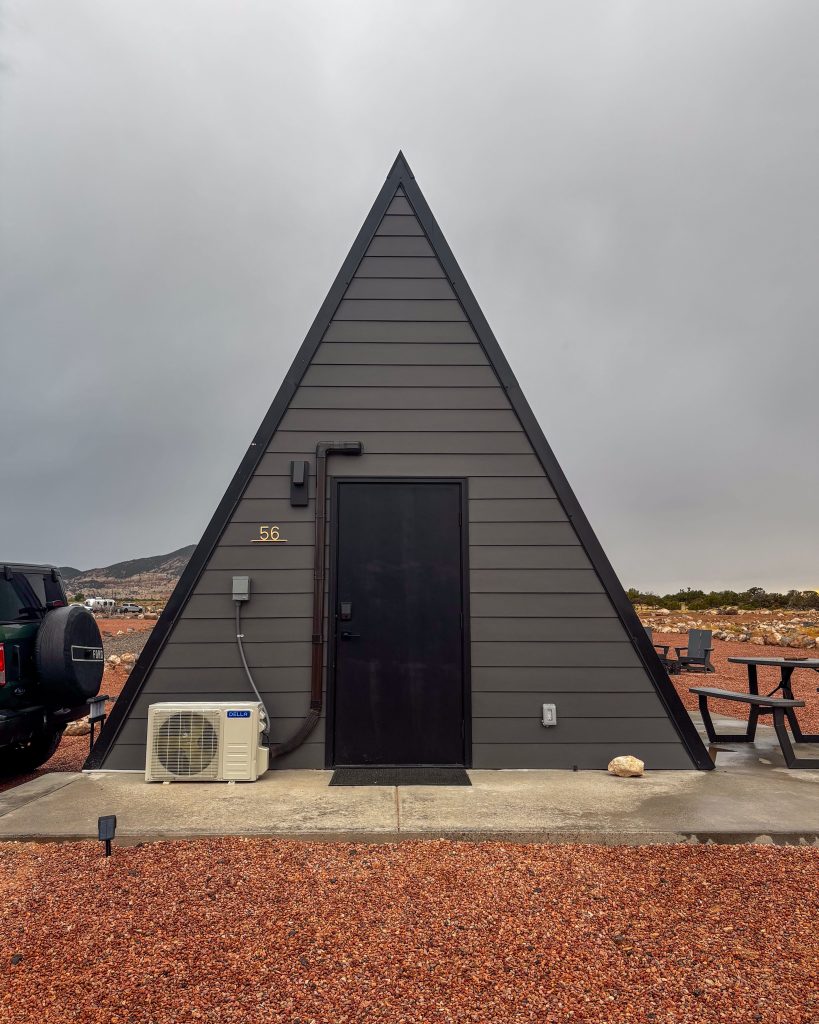 Stargazing A-Frame cabin
