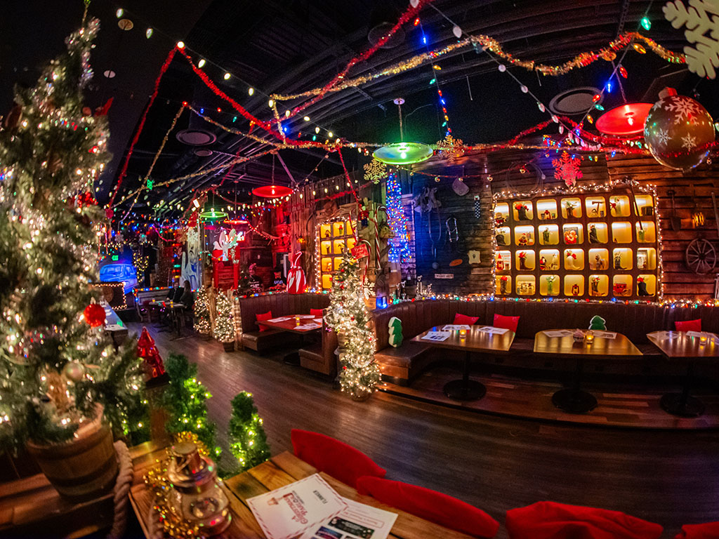 Flanker Christmas Parlor Holiday Pop-Up Bar, Salt Lake City, Utah, Flanker SLC