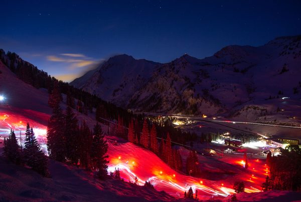 Torchlight Parade, Alta Ski Area, Little Cottonwood Canyon, Utah