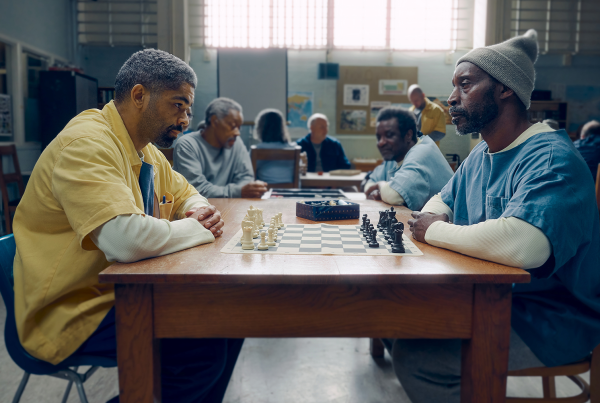 Kingsley Ben-Adir and Rob Morgan appear in Frank & Louis by Petra Biondina Volpe, an official selection of the 2026 Sundance Film Festival. Courtesy of Sundance Institute | photo by Rob Baker Ashton