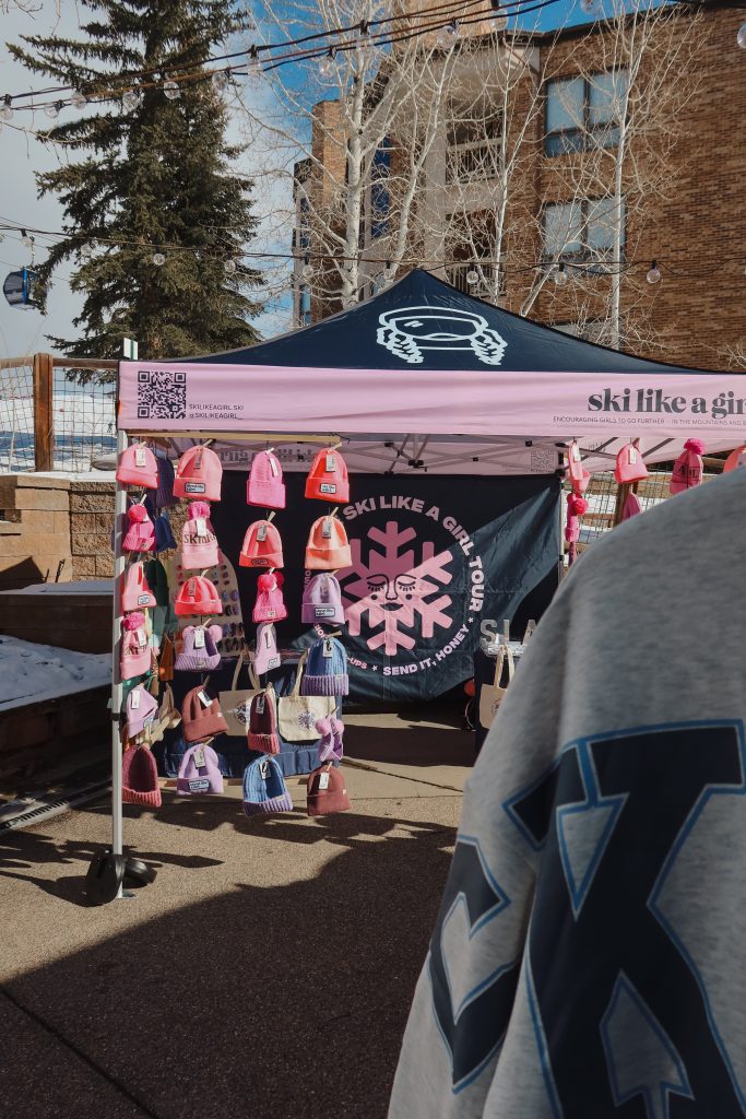 Ski Like a Girl pop up