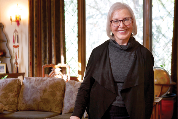 Katharine Biele, the president of Utah's League of Women Voters. (Photo by Adam Finkle.)