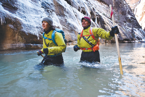 The Narrows, Zion National Park, Utah, Springdale, winter getaways