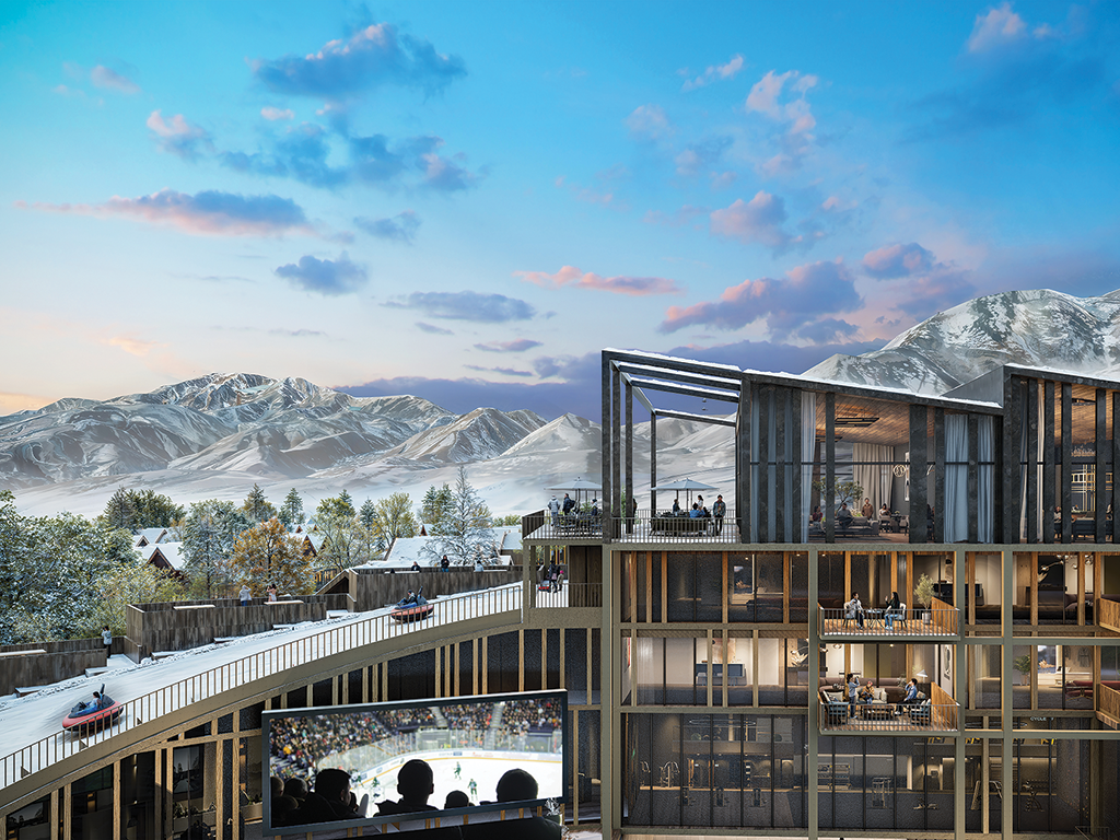 The Slope Heber Valley hotel, condos rendering