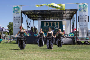 Desert Journey School of Dance performs outside