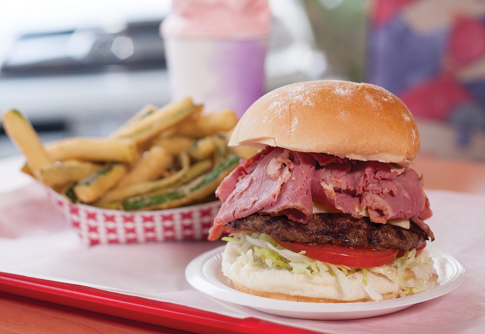 crown burger pastrami