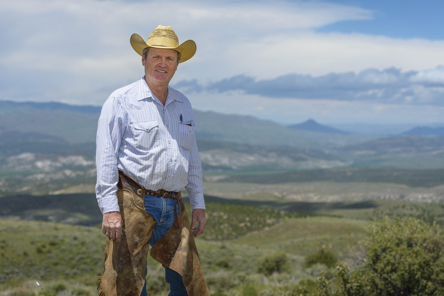Portrait of rancher Jay Tanner