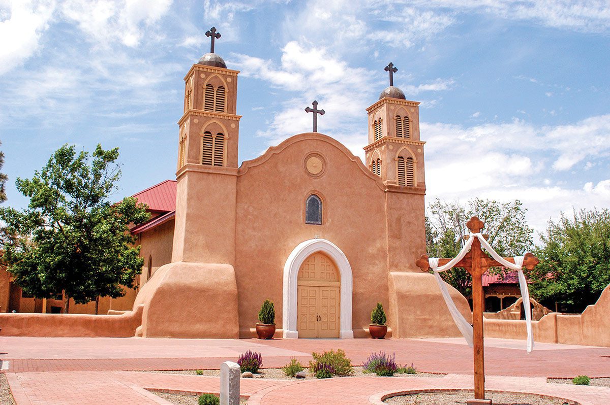 Old San Miguel Mission in Socorro