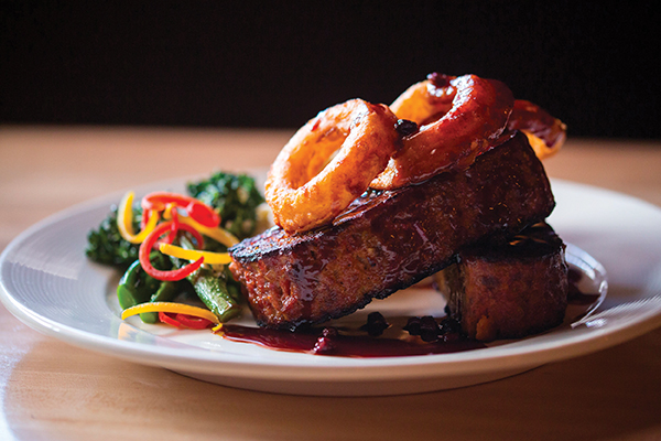 Elk meatloaf from Tupelo Grill. Photo Curtesy Tupelo Grill.