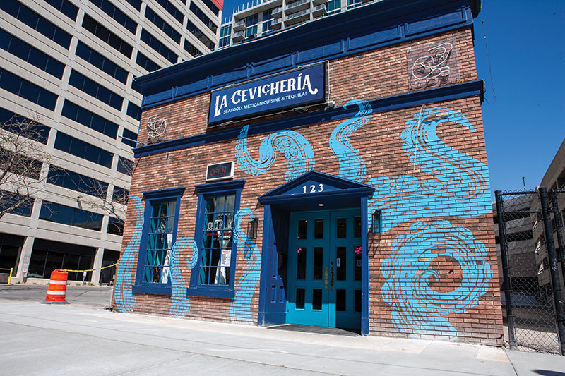 exterior of La Cevacheria
