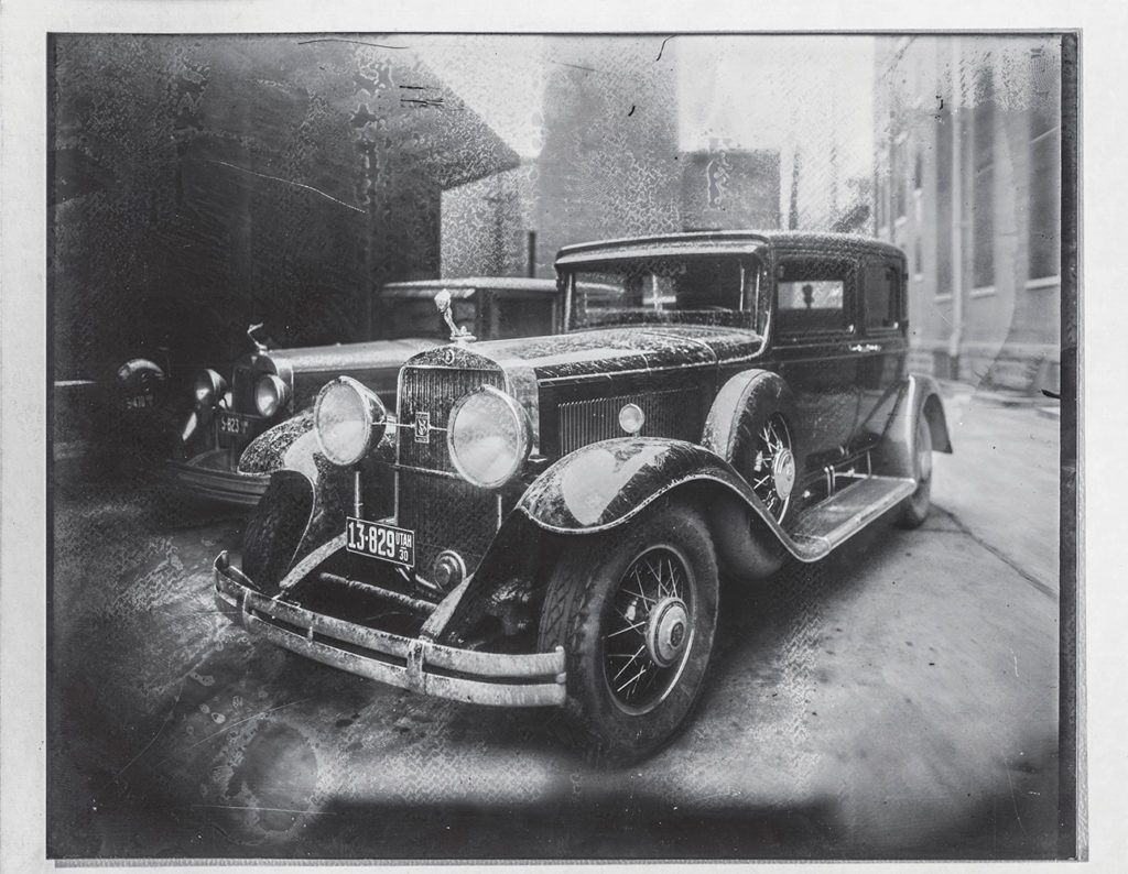 The "Black Dahlia," the car that ran over Dorothy Dexter Moormeister.