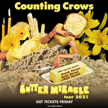 Counting Crows cancels Salt Lake City stop on The Butter Miracle 2021 Tour over Utah's ban on vaccine mandates.