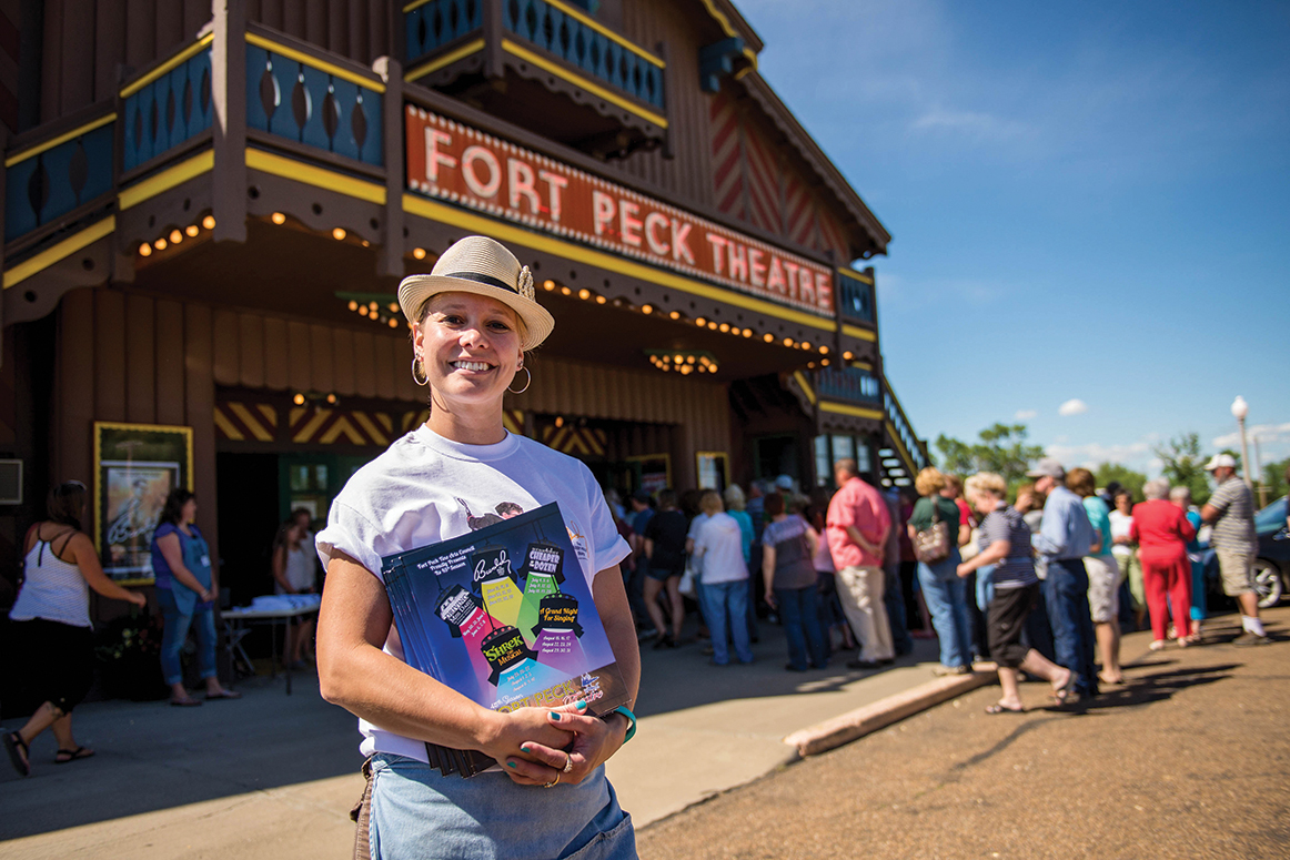 Fort Peck Theatre. Photo by Montana Office of Tourism and Business Development.
