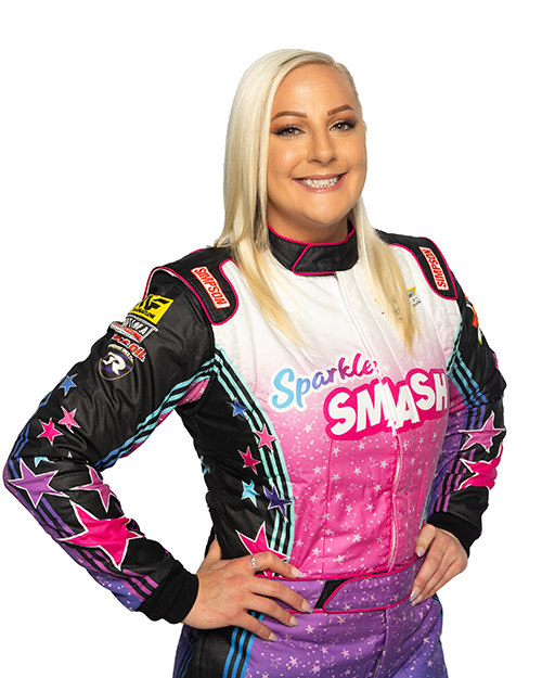Kayla Blood, driver of Sparkle Smash. Photo courtesy of Feld Entertainment.