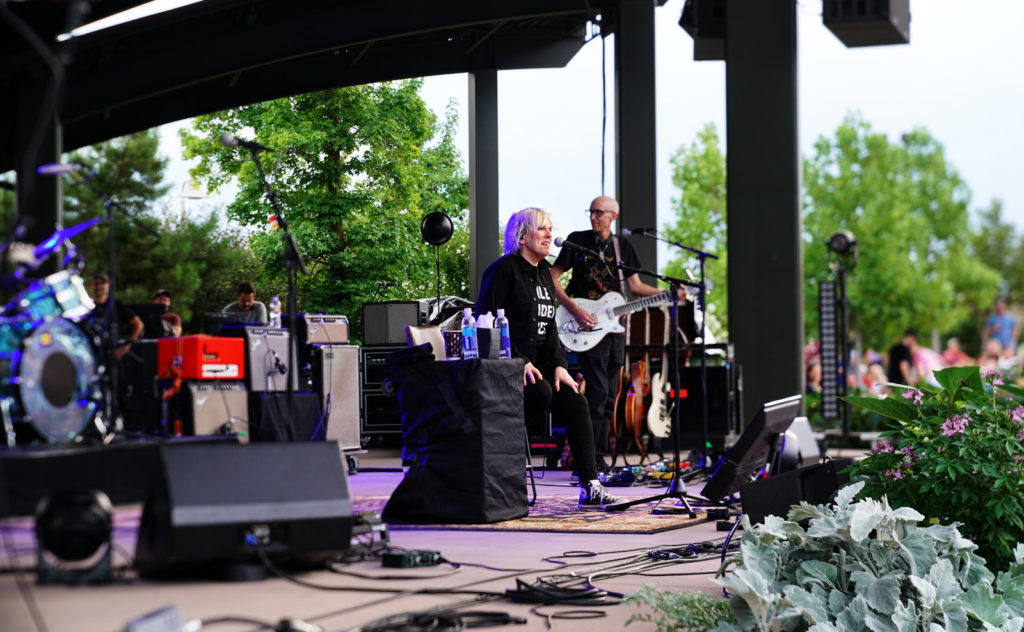 Lucinda Williams performs with her band at Red Butte Gardens, July 30, 2021.