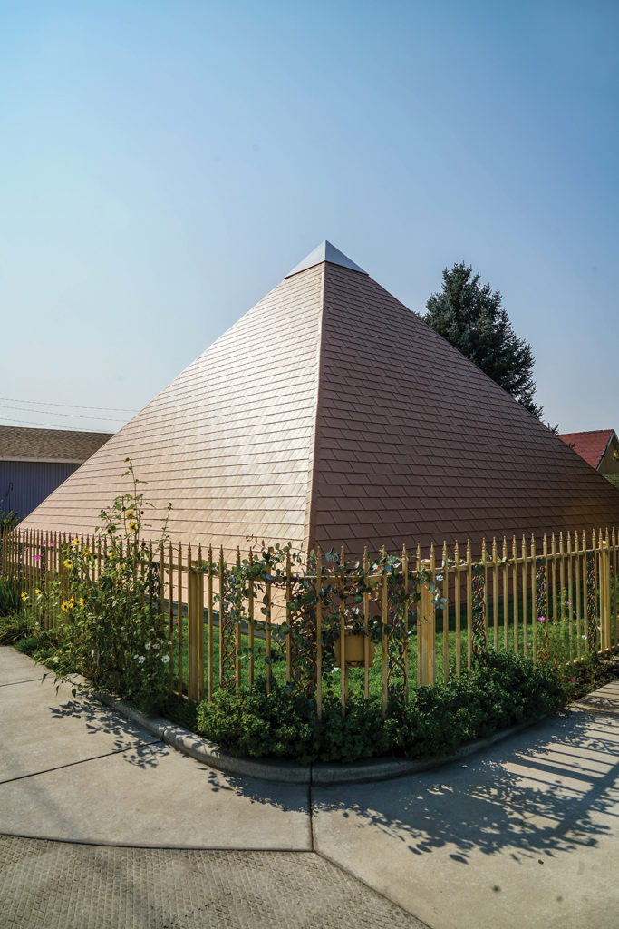The Summum pyramid, which is used for Summum worship.