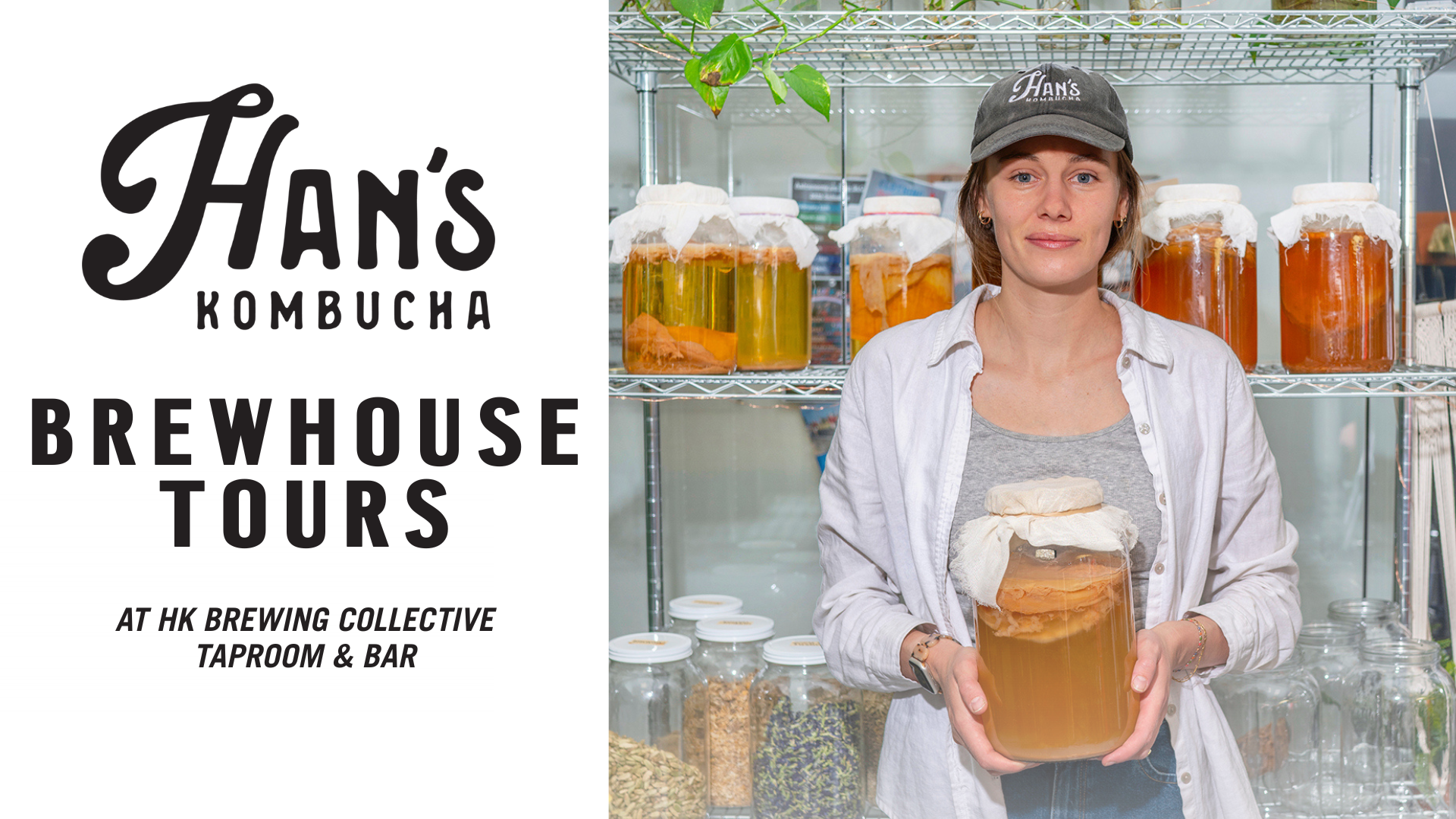 Han’s Kombucha Brewhouse Tour at HK Brewing Co Taproom & Bar