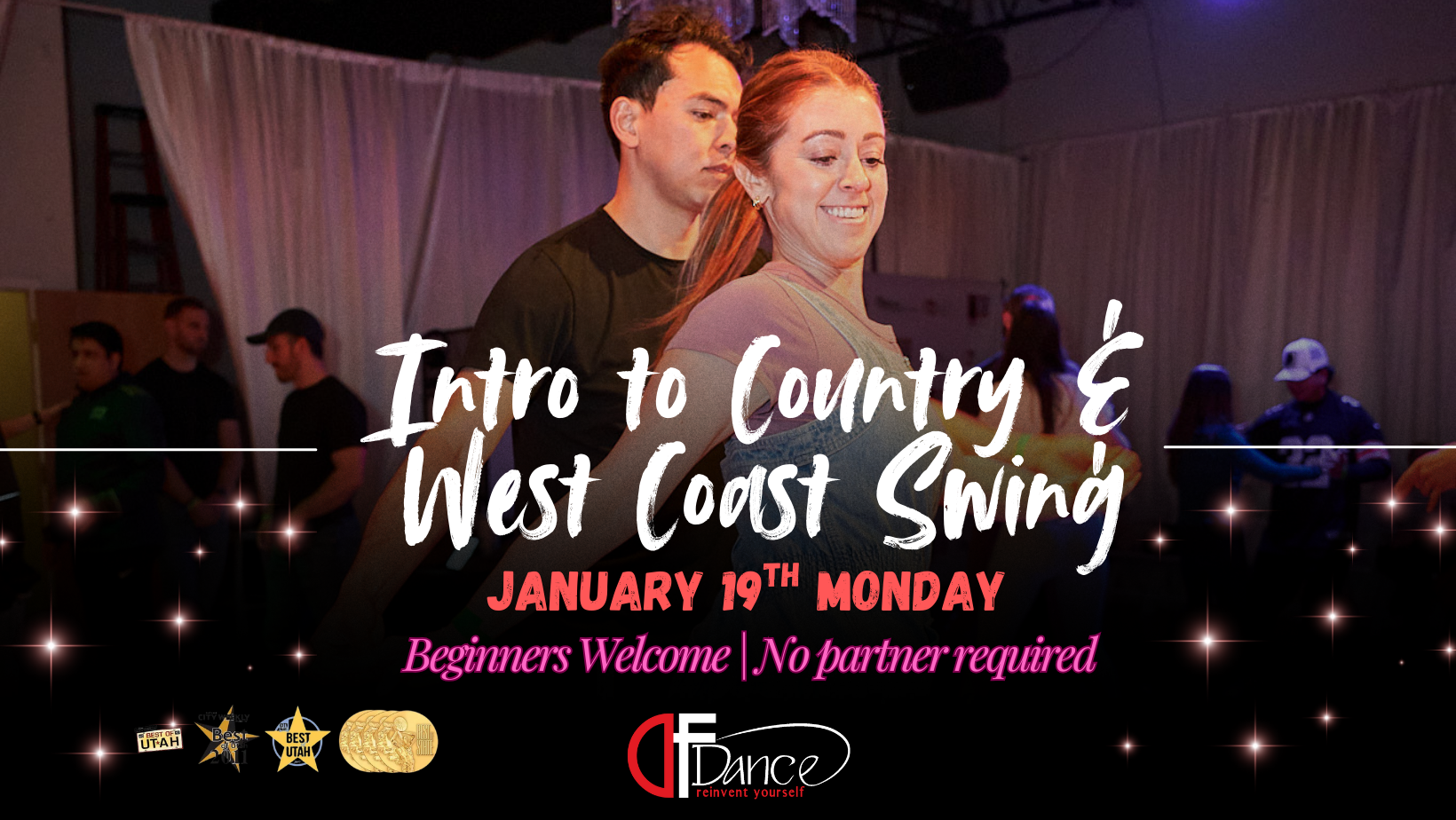 🕺🤠 Boot Scootin’ to Smooth: Country & West Coast🎶 Beginners welcome! No Partner needed