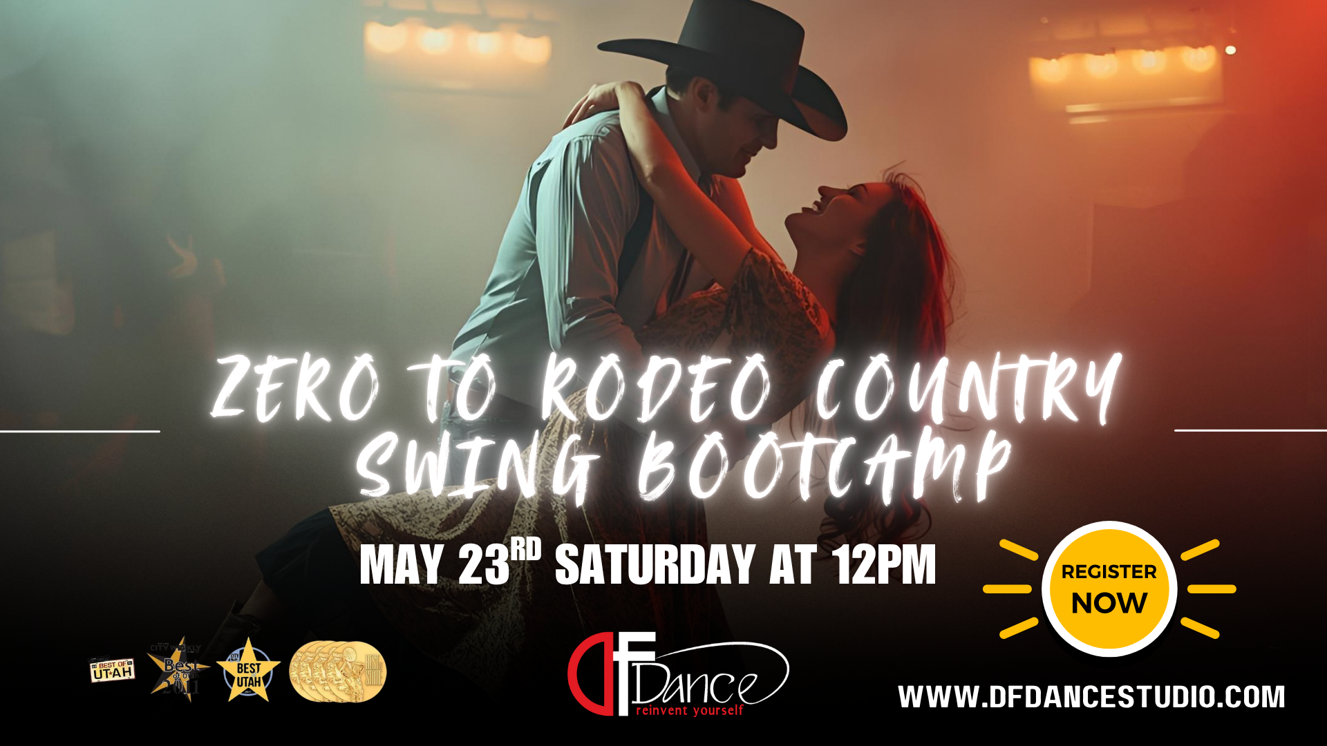 Zero to Rodeo Country Swing Bootcamp! Come see how fun dancing is!